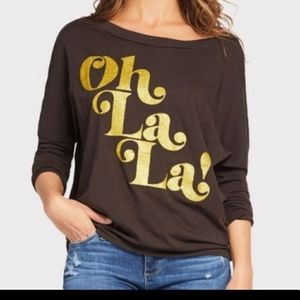 NWT Chaser "Oh La La!" Top